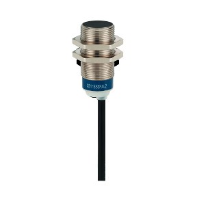 Induktivni senzor XS6 M18–D 62 mm–mjed, 1R kontakt, Sn 8 mm - 24.. 240 V AC/DC - kabel od 2 m