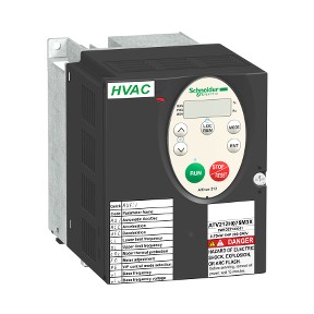 Frekventni pretvarač ATV212, 0,75kW, 2.2A, 380...480V, 50/60Hz s integriranim EMC filterom kategorije C1, C2 ili C3, Tn 110%