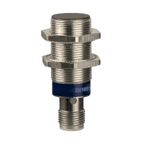 Induktivni senzor XS6 M18 – D 74 mm – mjed, 1R kontakt, Sn 8 mm - 12.. 48 V DC – M12