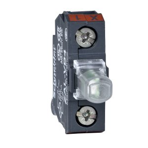 Blok bijele lamp.za glavu promjera 22, integralni LED, 48..120V, priključci vijčanim stezaljkama