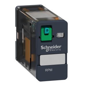 Relej snage utični RPM, 1 preklopni kontakt, 15A, 24V DC sa zastavicom za ispitivanje