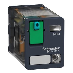 Utični strujni relej Zelio RPM, 2 preklopna kontakta, 12 V DC, 15 A, s LEDom