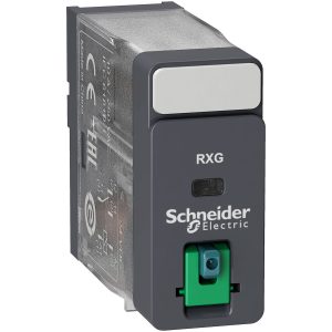 Relej interface utični RXG, 1 preklopni kontakt, 10A, 24V DC sa zastavicom za ispitivanje