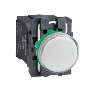 Potpuna signalna žaruljica, bijela, promjera 22, obična leća sa žaruljicom BA9s, 220... 240V