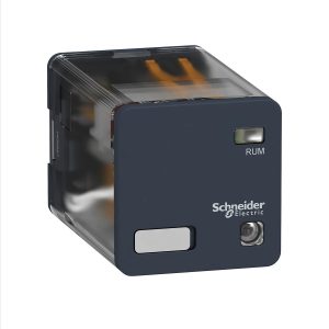 Univerzalni utični relej, Zelio RUM, 3 preklopna kontakta, 110 V DC, 10 A, s LEDom