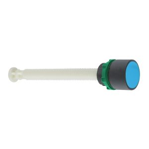 Upušteno tipkalo, plavo, za ponovno postavljanje, promjera 22, bez oznake, za aktivnu udaljenost 17...120 mm
