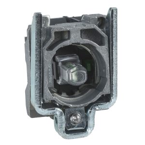 Blok bijele lampice s kućištem odnosno spojnim prstenom i ugrađenim LED svjetlom, 230... 240V, 1 NO