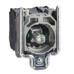 Blok bijele lampice s kućištem odnosno spojnim prstenom i ugrađenim LED svjetlom, 230...240V, 1NO+1NC