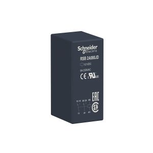 Utični relej sučelja, Zelio RSB, 2 preklopna kontakta, 12 V DC, 8 A
