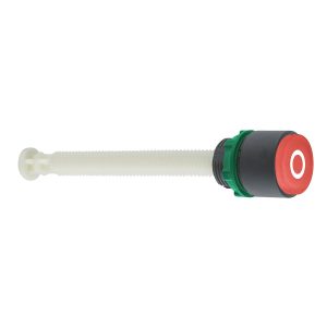 Istaknuto tipkalo, crveno, promjera 22, za ponovno postavljanje, oznaka O za udaljenost 17...120 mm