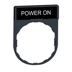 Držač za legendu 30 x 40 mm s legendom 8 x 27 mm, s oznakom POWER ON