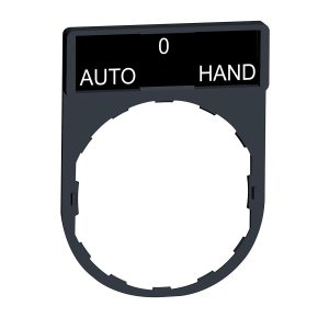 Držač za legendu 30 x 40 mm s legendom 8 x 27 mm, s oznakom AUTO-O-HAND