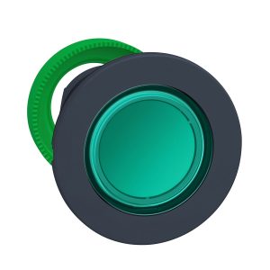 Glava upuštenog tipkala za integralni LED, zelena