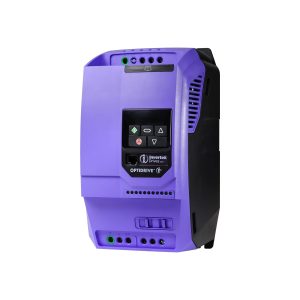 Frekventni pretvarač Optidrive E3, 380..480 VAC, 3P..3P spoj, 14 A, 5,5 kW, s EMC filterom i tranzistorom za kočenje, IP20, book izvedba