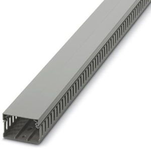 Kanal za ožičenje perforirani, sivi, plastični, 60×40×2000 mm