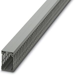 Kanal za ožičenje perforirani, sivi, plastični, 40×60×2000 mm