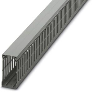 Kanal za ožičenje perforirani, sivi, plastični, 40×80×2000 mm