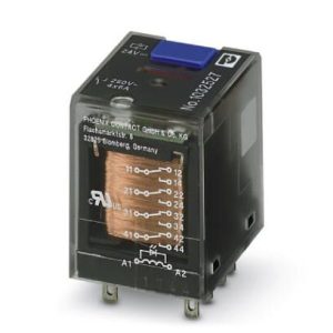Relej utični, 4×CO (power) kontakt, 6A, 24V DC, tip: REL-IR-BL/L- 24DC/4X21