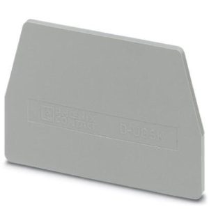 Završna pločica, d: 61 mm, š: 2.2 mm, v: 41.5 mm, siva, D-UGSK