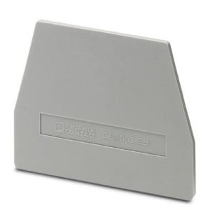 Završna pločica, d: 61 mm, š: 2.2 mm, v: 48.5 mm, siva, D-URTK/S-BEN