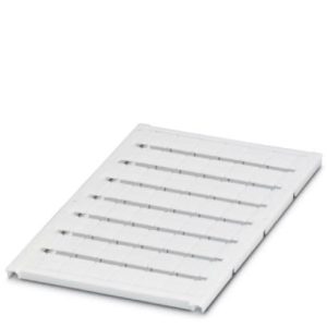 Oznake za redne stezaljke, UC-TM 10, bijela neoznačena pločica, za redne stezaljke š: 10.2 mm, polje tiska: 9.6 x 10.5 mm, broj zasebnih oznaka: 48