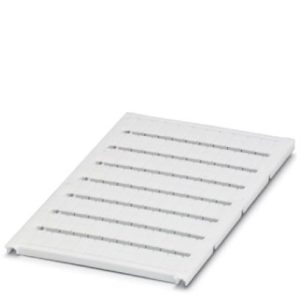 Oznake za redne stezaljke, UC-TM 6, bijela neoznačena pločica, za redne stezaljke š: 6.2 mm, polje tiska: 5.6 x 10.5 mm, broj zasebnih oznaka: 80