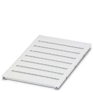 Oznake za redne stezaljke, UC-TM 5, bijela neoznačena pločica, za redne stezaljke š: 5.2 mm, polje tiska: 10.5 x 4.6 mm, broj zasebnih oznaka: 96