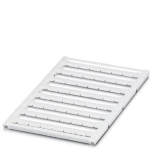 Oznake za redne stezaljke, UC-TMF 10, bijela neoznačena pločica, za redne stezaljke š: 10.2 mm, polje tiska: 9.6 x 5.1 mm, broj zasebnih oznaka: 48