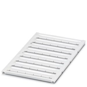 Oznake za redne stezaljke, UC-TMF 12, bijela neoznačena pločica, za redne stezaljke š: 12 mm, polje tiska: 11.45 x 5.1 mm, broj zasebnih oznaka: 40