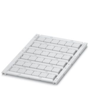 Oznake za redne stezaljke, UCT-TM 10, bijela neoznačena pločica, za redne stezaljke š: 10.2 mm, polje tiska: 8.9 x 9.6 mm, broj zasebnih oznaka: 36