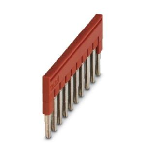Kratkospojnik, 10-polni, razmak: 5.2 mm, d: 22.7 mm, š: 50.6 mm, crveni, FBS 10-5