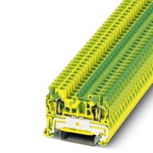 Redna stezaljka ST 2,5-PE, opružni priključak, presjek: 0.08 mm2 - 4 mm2, žuto-zelena
