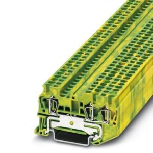 Redna stezaljka ST 2,5-TWIN-PE, opružni priključak, presjek: 0.08 mm2 - 4 mm2, žuto-zelena