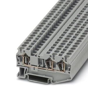 Redna stezaljka ST 4-TWIN, 800 V, 32 A, opružni priključak, presjek: 0.08 mm2 - 6 mm2, siva