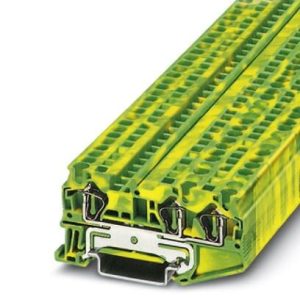 Redna stezaljka ST 4-TWIN-PE, opružni priključak, presjek: 0.08 mm2 - 6 mm2, žuto-zelena