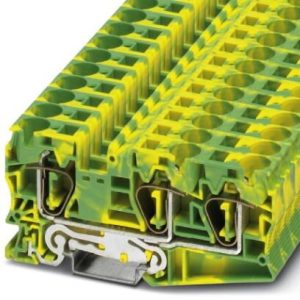 Redna stezaljka ST 16-TWIN-PE, opružni priključak, presjek: 0.2 mm2 - 25 mm2, žuto-zelena
