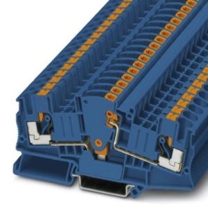 Rastavna redna stezaljka PTME 6 HV BU, 1000 V, 30 A, push-in priključak, presjek: 0.5 mm2 - 10 mm2, plava