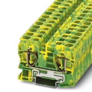 Redna stezaljka ST 10-PE, opružni priključak, presjek: 0.2 mm2 - 16 mm2, žuto-zelena
