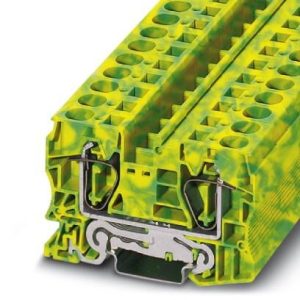 Spring cage ground terminal block ST 16-PE, opružni priključak, presjek: 0.2 mm2 - 25 mm2, žuto-zelena