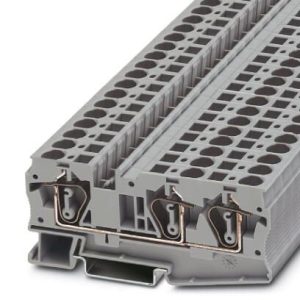 Redna stezaljka ST 6-TWIN, 1000 V, 41 A, opružni priključak, presjek: 0.2 mm2 - 10 mm2, siva
