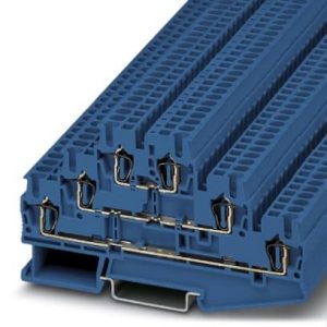 Višekatna redna stezaljka ST 2,5-3L BU, 500 V, 20 A, opružni priključak, presjek: 0.08 mm2 - 4 mm2, plava