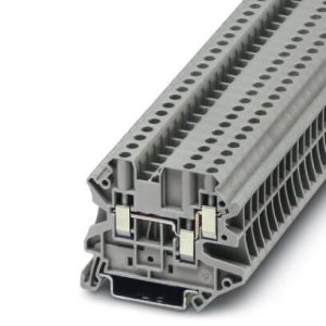 Redna stezaljka UT 4-TWIN, 500 V, 32 A, vijčani priključak, presjek: 0.14 mm2 - 6 mm2, siva