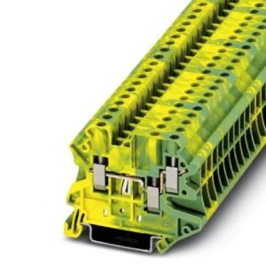 Redna stezaljka UT 4-TWIN-PE, vijčani priključak, presjek: 0.14 mm2 - 6 mm2, žuto-zelena