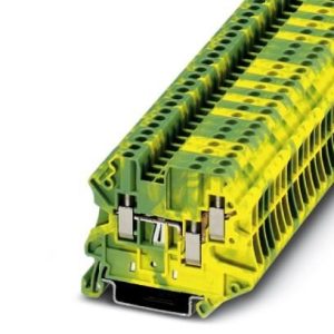 Redna stezaljka UT 2,5-TWIN-PE, vijčani priključak, presjek: 0.14 mm2 - 4 mm2, žuto-zelena