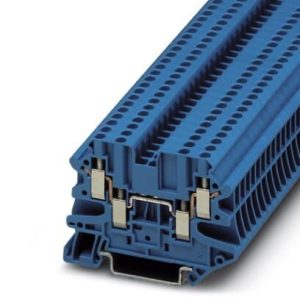 Redna stezaljka UT 2,5-QUATTRO BU, 500 V, 24 A, vijčani priključak, presjek: 0.14 mm2 - 4 mm2, plava