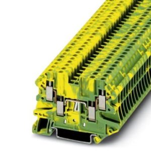 Redna stezaljka UT 2,5-QUATTRO-PE, vijčani priključak, presjek: 0.14 mm2 - 4 mm2, žuto-zelena