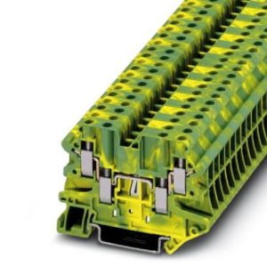 Redna stezaljka UT 4-QUATTRO-PE, vijčani priključak, presjek: 0.14 mm2 - 6 mm2, žuto-zelena