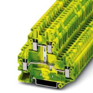 Redna stezaljka UTTB 4-PE, vijčani priključak, presjek: 0.14 mm2 - 6 mm2, žuto-zelena
