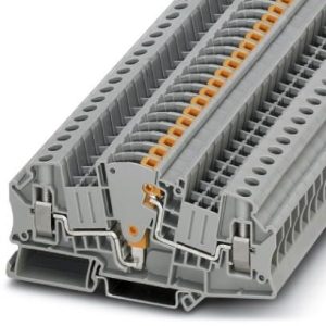 Rastavna redna stezaljka UTME 6, 500 V, 30 A, vijčani priključak, presjek: 0.2 mm2 - 10 mm2, siva