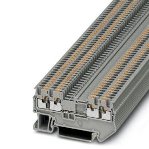 Redna stezaljka PT 1,5/S-QUATTRO, 500 V, 17.5 A, push-in priključak, presjek: 0.14 mm2 - 1.5 mm2, siva